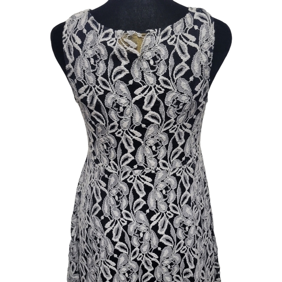 Free People Sheer Lined Floral Mini Dress.  Excellent Condition Pre-owned $108 - Picture 7 of 16